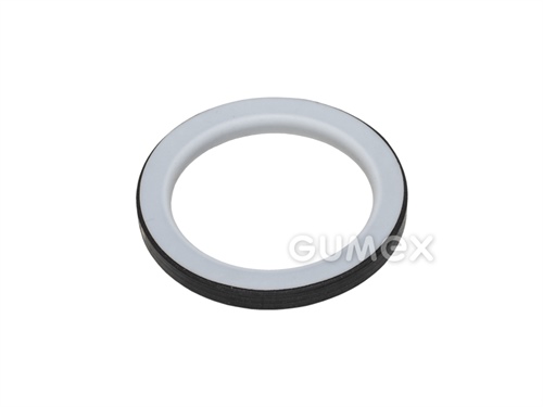 Ersatzdichtung für Kupplungen KAMLOK, DN50, Viton+PTFE, -20°C/+200°C, schwarzweiß, 